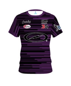 Storm Dom Barrett Plum Black Lines CoolWick Bowling Jersey