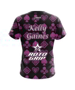 Alternative view of Roto Grip Kelly Gaines Pink Playing Cards CoolWick Bowling Jersey