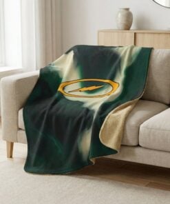 Storm Equinox Sherpa Lined Throw Blanket