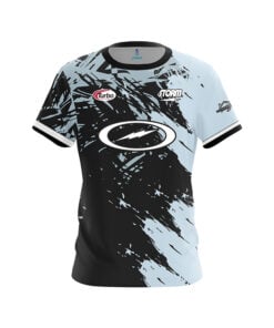 Storm Nicole Wilson Light Blue Black CoolWick Bowling Jersey