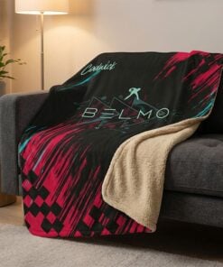 Jason Belmonte Champion Sherpa Lined Throw Blanket