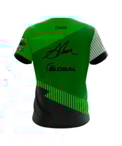 Alternative view of 900 Global Chris Sloan Green on Green Velocity CoolWick Bowling Jersey