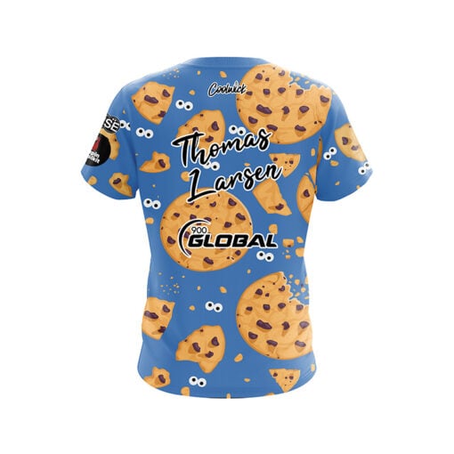 900 Global Thomas Larsen Cookies CoolWick Bowling Jersey - Image 2