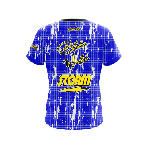 Storm Blake Walsh Blue Matrix CoolWick Bowling Jersey - Image 2