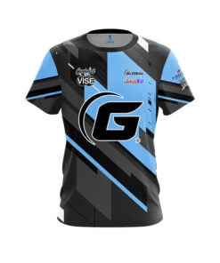 900 Global Chris Barnes Black Teal Mid Lane CoolWick Bowling Jersey