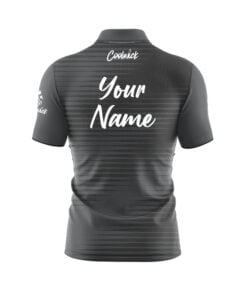Alternative view of CoolWick Elite Arena Charcoal Sash Zip Jersey