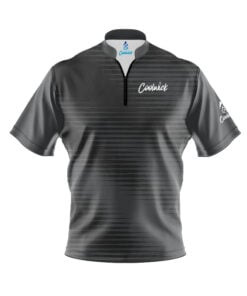 CoolWick Elite Arena Charcoal Sash Zip Jersey