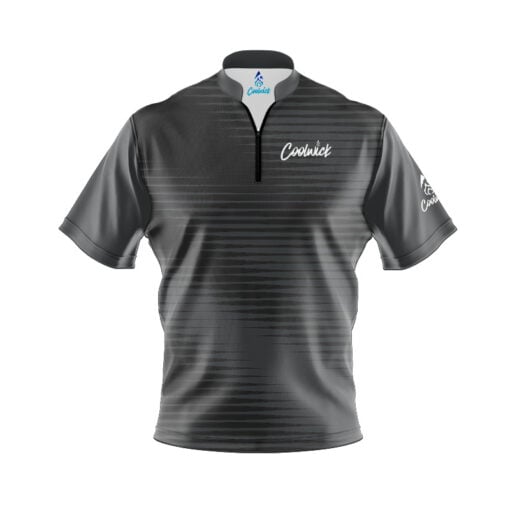 CoolWick Elite Arena Charcoal Sash Zip Jersey