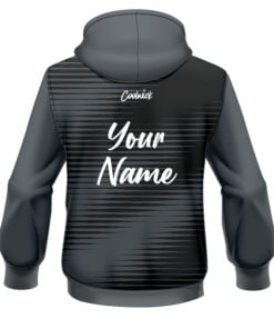 Alternative view of CoolWick Elite Arena Charcoal Hoodie