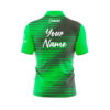 CoolWick Elite Arena Green Sash Zip Jersey - Image 2