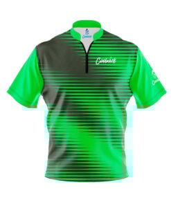 CoolWick Elite Arena Green Sash Zip Jersey