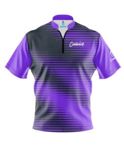 CoolWick Elite Arena Purple Sash Zip Jersey