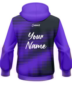 Alternative view of CoolWick Elite Arena Purple Hoodie