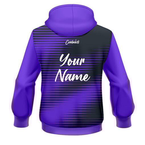 CoolWick Elite Arena Purple Hoodie - Image 2