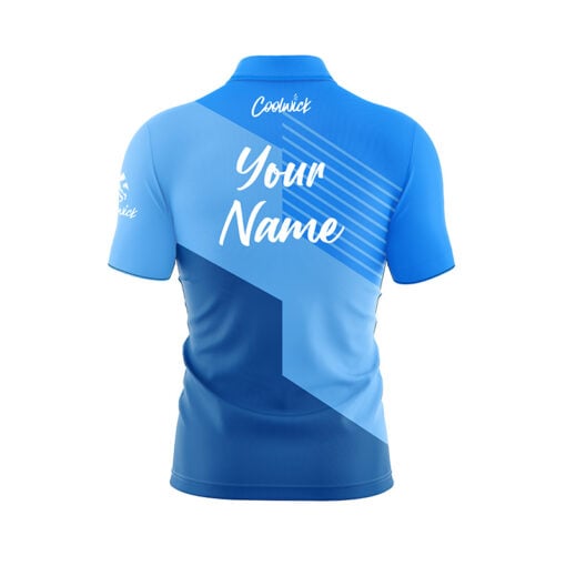 CoolWick Elite Force Blue Sash Zip Jersey - Image 2