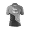 CoolWick Elite Force Grey Sash Zip Jersey - Image 2