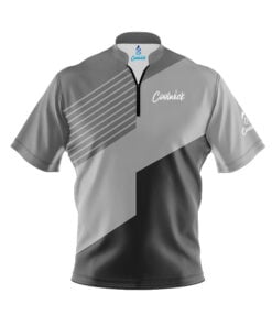 CoolWick Elite Force Grey Sash Zip Jersey
