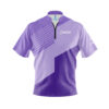 CoolWick Elite Force Purple Sash Zip Jersey