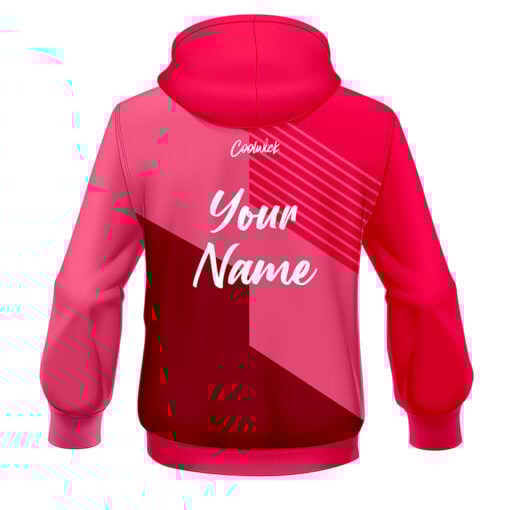CoolWick Elite Force Pink Red Hoodie - Image 2