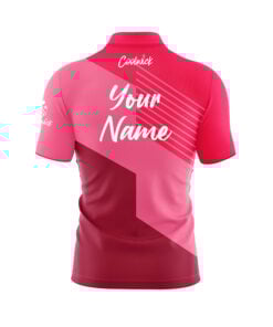 Alternative view of CoolWick Elite Force Pink Red Sash Zip Jersey