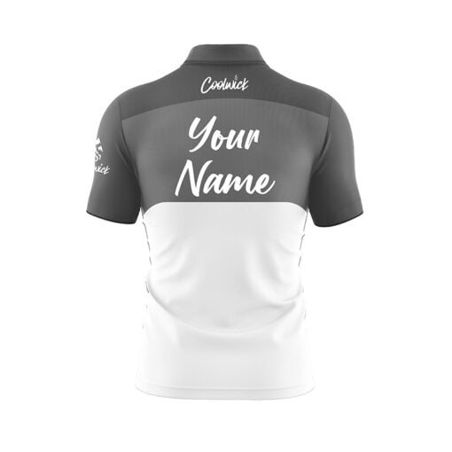 CoolWick Elite Union Black Grey Sash Zip Jersey - Image 2