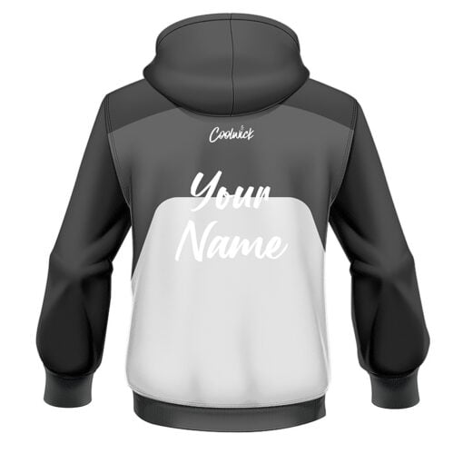 CoolWick Elite Union Black Grey Hoodie - Image 2