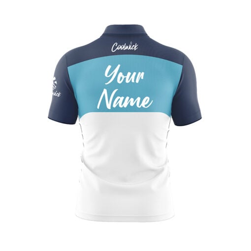 CoolWick Elite Union Navy Sash Zip Jersey - Image 2