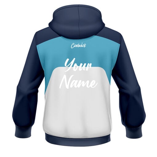 CoolWick Elite Union Navy Hoodie - Image 2