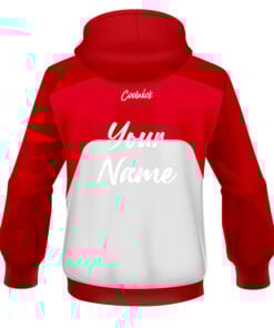 Alternative view of CoolWick Elite Union Red Hoodie