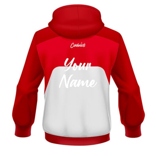 CoolWick Elite Union Red Hoodie - Image 2