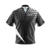 CoolWick Elite Verified Black White Sash Zip Jersey