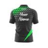 CoolWick Elite Verified Green Sash Zip Jersey - Image 2