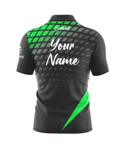Alternative view of CoolWick Elite Verified Green Sash Zip Jersey