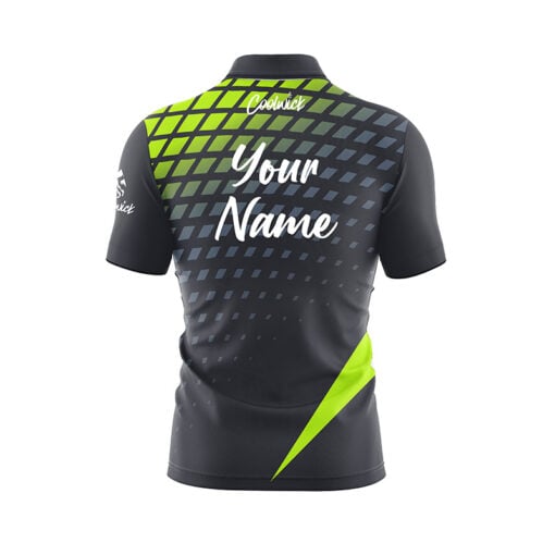 CoolWick Elite Verified Lime Sash Zip Jersey - Image 2