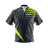 CoolWick Elite Verified Lime Sash Zip Jersey