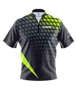 CoolWick Elite Verified Lime Sash Zip Jersey