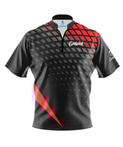 CoolWick Elite Verified Red Sash Zip Jersey