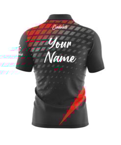 Alternative view of CoolWick Elite Verified Red Sash Zip Jersey