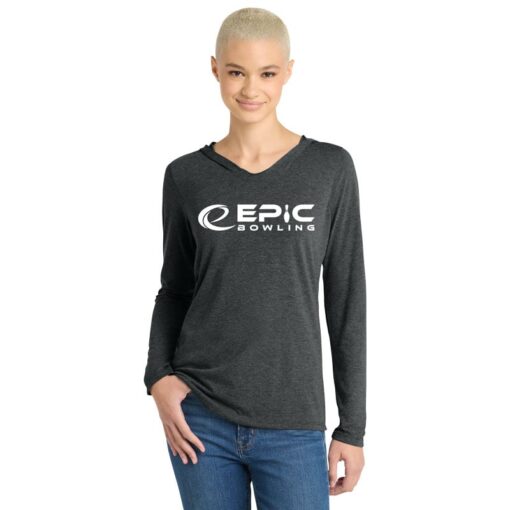 Epic Women's Tri Blend Bowling Tee Hoodie