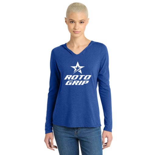 Roto Grip Women's Tri Blend Bowling Tee Hoodie - Image 4