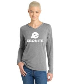 Ebonite Women's Tri Blend Bowling Tee Hoodie