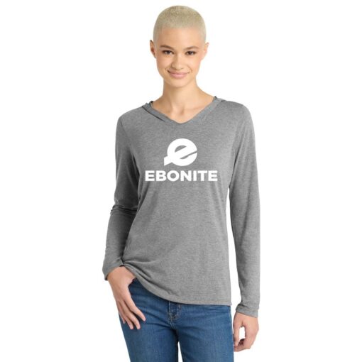 Ebonite Women's Tri Blend Bowling Tee Hoodie
