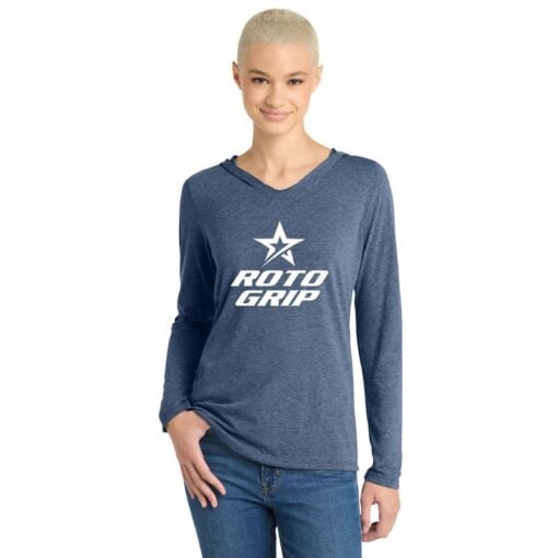 Roto Grip Women's Tri Blend Bowling Tee Hoodie - Image 2