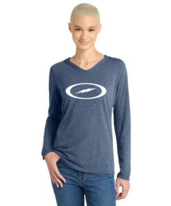 Alternative view of Storm Women's Tri Blend Bowling Tee Hoodie