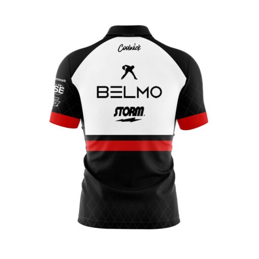 Storm Belmo Tour Black Red Fast Track CoolWick Bowling Jersey - Image 2