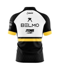 Alternative view of Storm Belmo Tour Yellow Fast Track CoolWick Bowling Jersey
