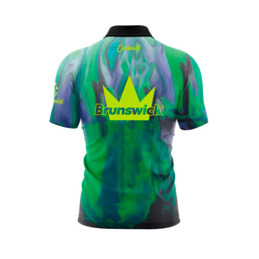 Brunswick Combat Hybrid Fast Track CoolWick Bowling Jersey - Image 2