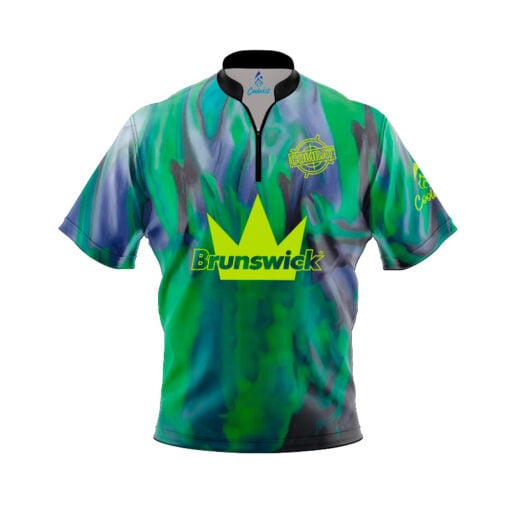Brunswick Combat Hybrid Fast Track CoolWick Bowling Jersey