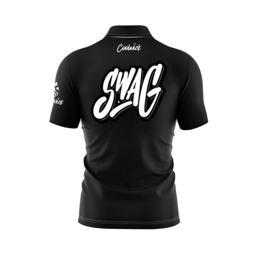 SWAG Craze Tour Solid Fast Track CoolWick Bowling Jersey - Image 2