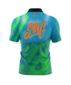 Alternative view of SWAG Unreal Solid Fast Track CoolWick Bowling Jersey